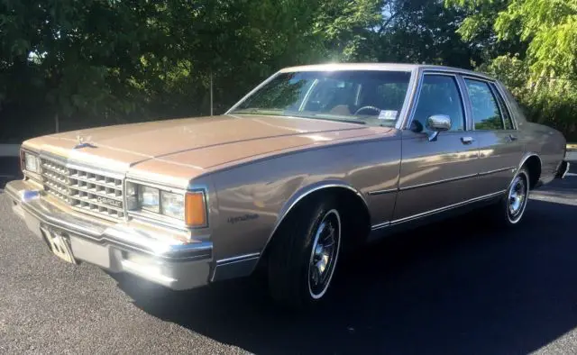 1984 chevrolet caprice classic and collectible original 48,000 actual miles