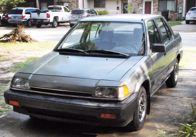 1986 honda civic 1500 4-door sedan, 1.5l l4 sohc 16v, 2bbl, 4-speed automatic