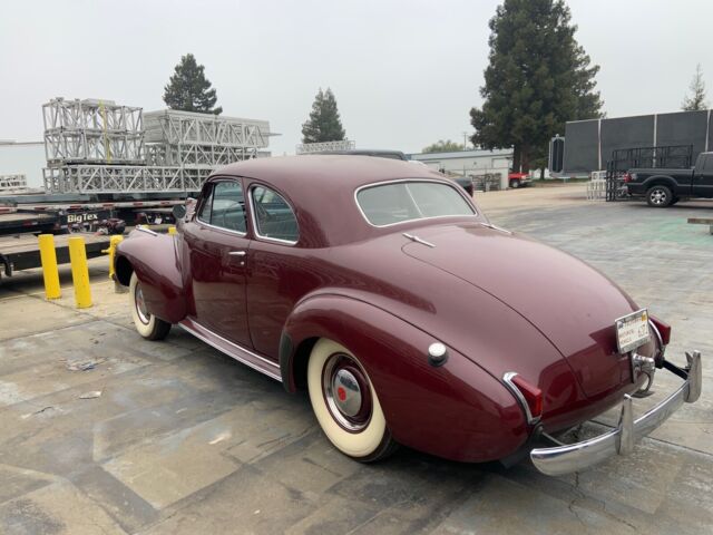 1940 cadillac lasalle model 52 coupe red rwd manual