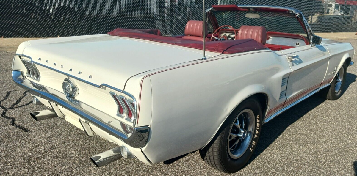 1967 ford mustang gt convertible a-code 289 p/s p/top a/c 4 wheel disc brakes!!!