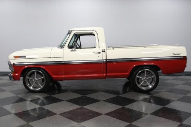 1972 ford f-100 ranger pickup truck 351 windsor v8 3 speed automatic classic vin