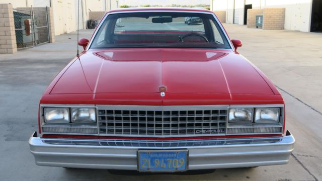 1984 chevrolet el camino ss 305 v8 california car!!! new paint!!!