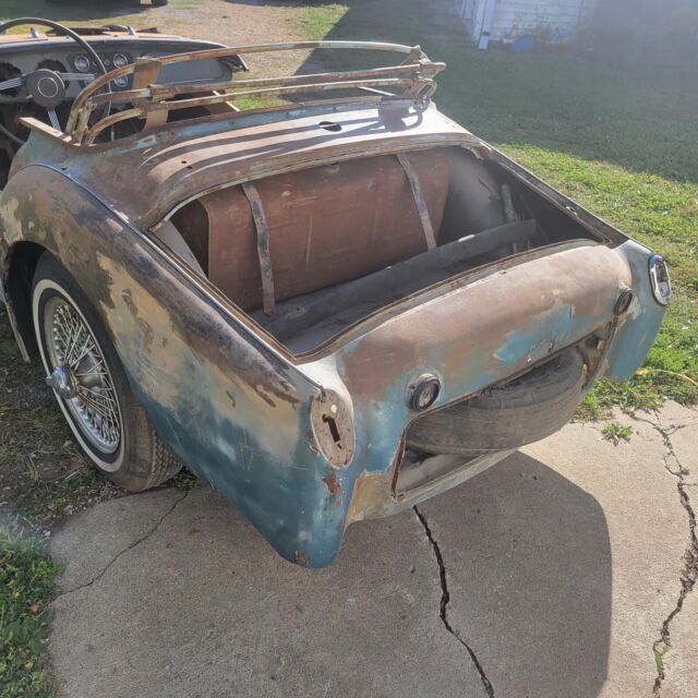 1958 triumph tr3 parts or restoration project car iowa 58