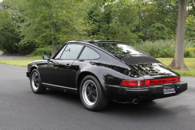 1985 porsche 911 26702 miles black coupe flat 6 cylinder engine manual