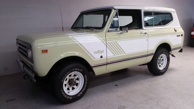 1972 international scout ii 4x4 v8 rust free california truck $15,900