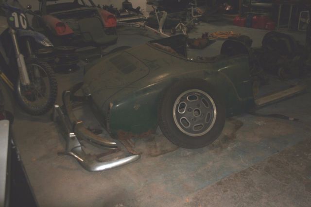 karman ghia parts car, 3 motors...bring a trailer....no reserve