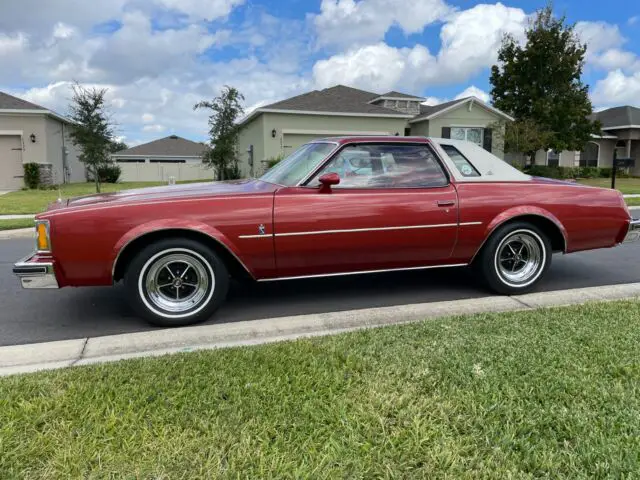 1977 firethorn red poly buick regal landau coupe classic near perfect low miles