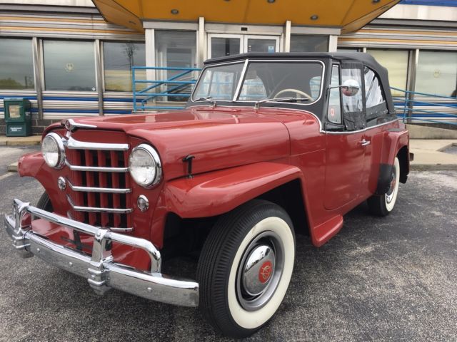 1950 jeep willys 3 speeds manual v-6 great condition low reserve