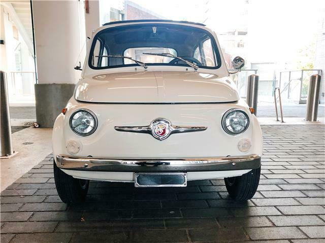 1968 fiat abarth 595 esseesse 207 miles white manual