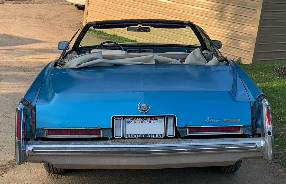 rare 1976 cadillac eldorado convertible - 31,700 original miles