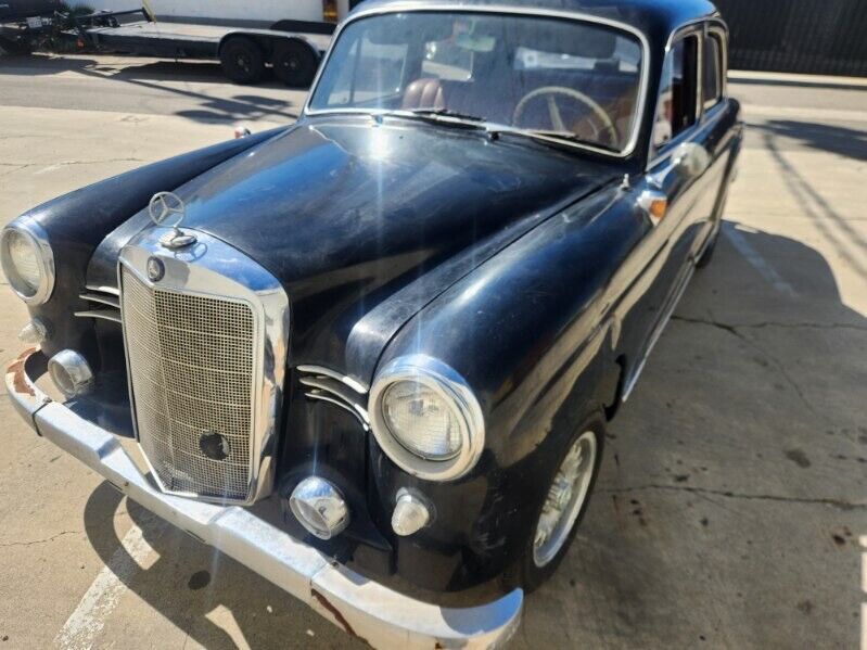 1959 mercedes-benz 180 sedan black