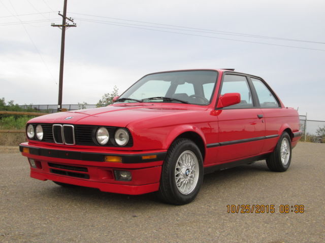 1988 bmw e30 325is 118k miles red 5speed runs exclnt carfax clean title must see