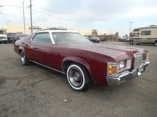 1972 mercury cougar xr7 351v8 leather interior air cond clean original car $4999