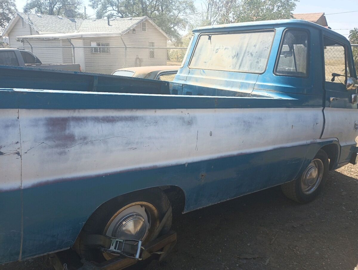 1968 dodge a100 pickup blue rwd manual
