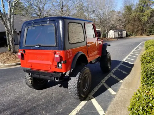 1986 jeep cj7 cj 4x4 - lifted - body restored - runs and drives - nice - mt