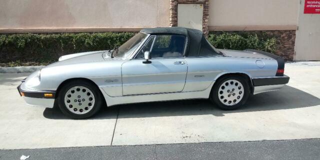 1989 alfa romeo spider quadrifoglio one owner 84,000 miles new paint runs great!
