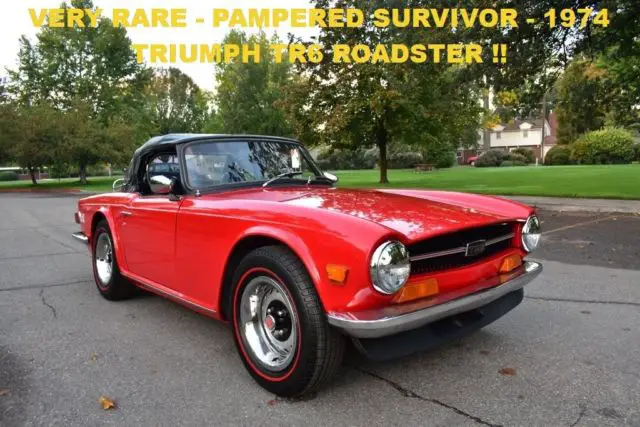 beautiful 1974 triumph tr6 roadster