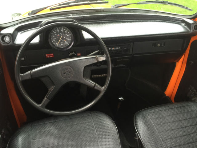 1976 orange super beetle in pristine condition