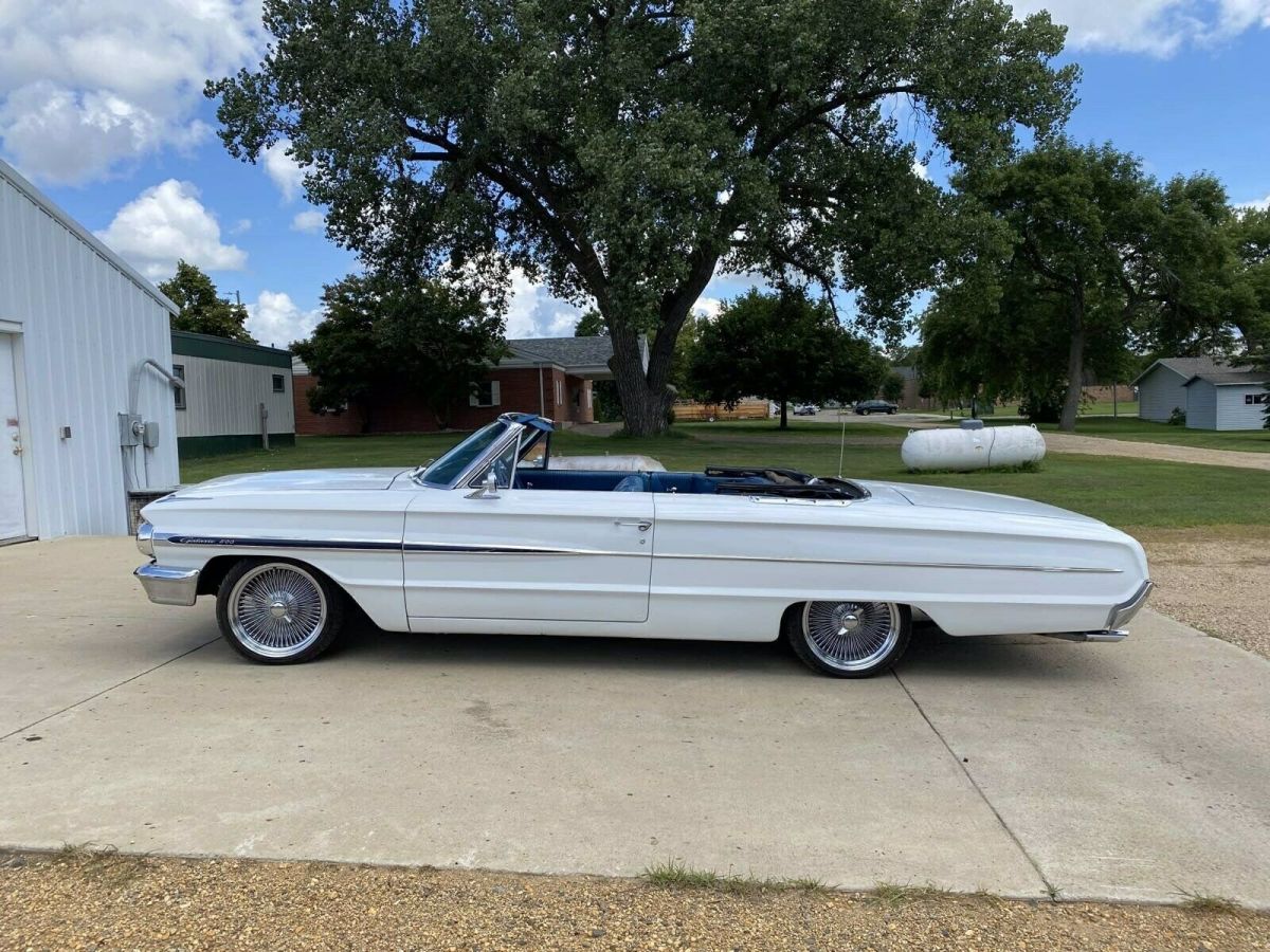 1964 ford galaxie 500 convertible 0 white convertible 8 cyl, automatic