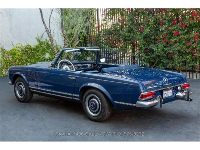 1967 mercedes-benz 250sl in beverly hills, california