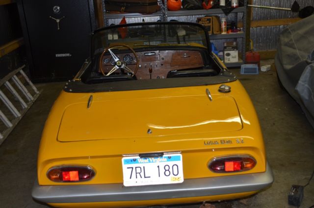 frame up restored lotus elan s-2 (1965)