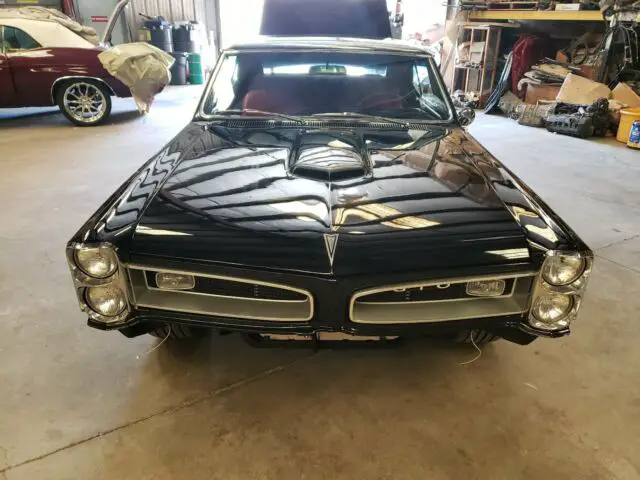 1966 pontiac gto black on red 455 phs docs video link below