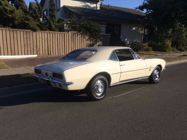 1967 chevrolet camaro rs 327 v8 #s matching 1 owner ca black plates rally sport