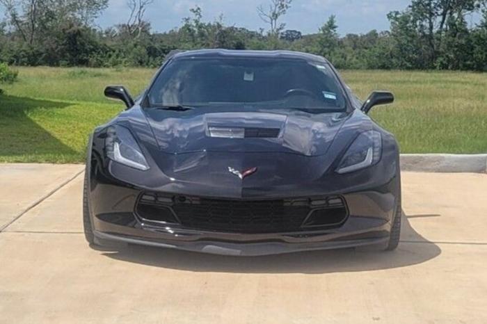 two-owner 2017 chevrolet corvette grand sport coupe in angleton, texas