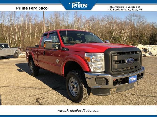 2013 ford f-250 super duty xl 4x4 xl 4dr supercab 6.8 ft. sb pickup for sale in saco, maine