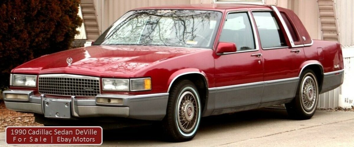 1990 cadillac sedan deville â–º burgundy on burgundy â–º rare classic!