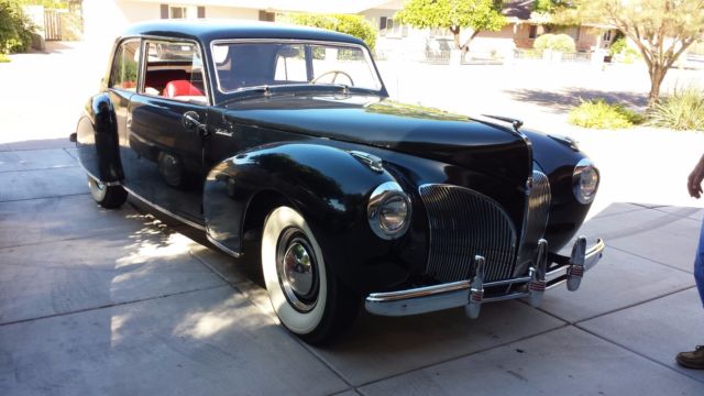 1941 lincoln continental coupe -v12 driver