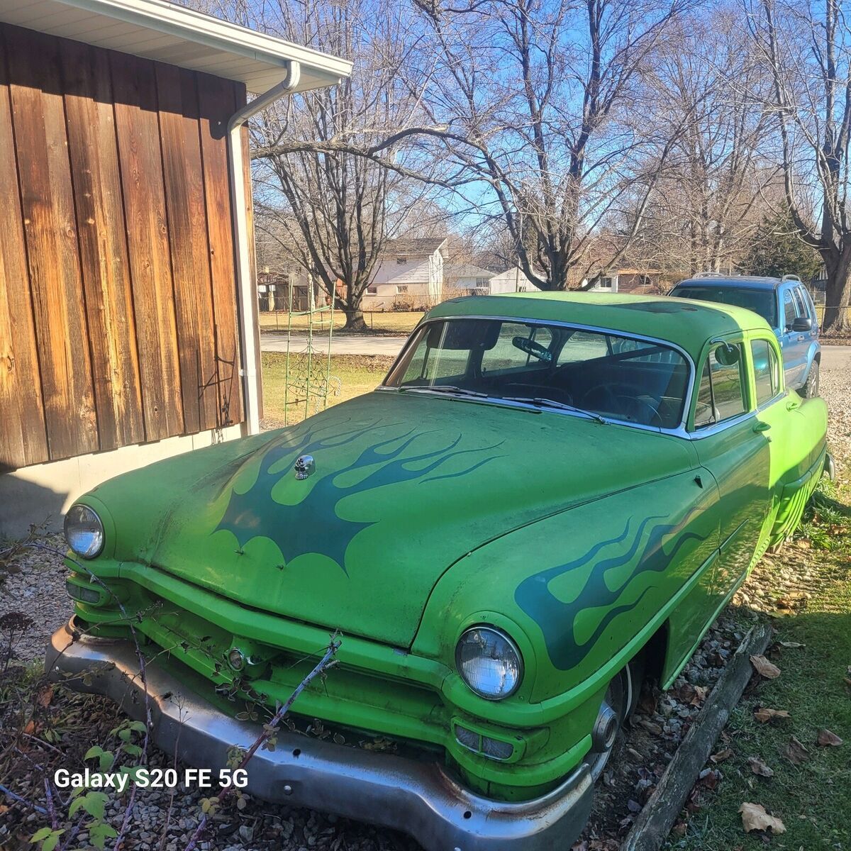 1953 chrysler windsor green rwd manual