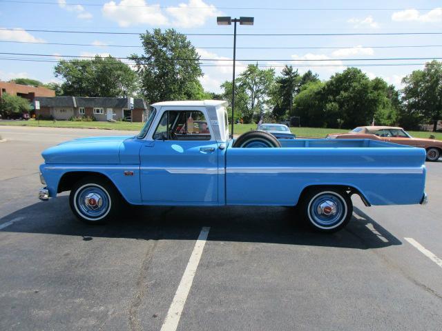1966 chevrolet c10 c10 62,275 miles blue truck 283l 8-cylinder automatic