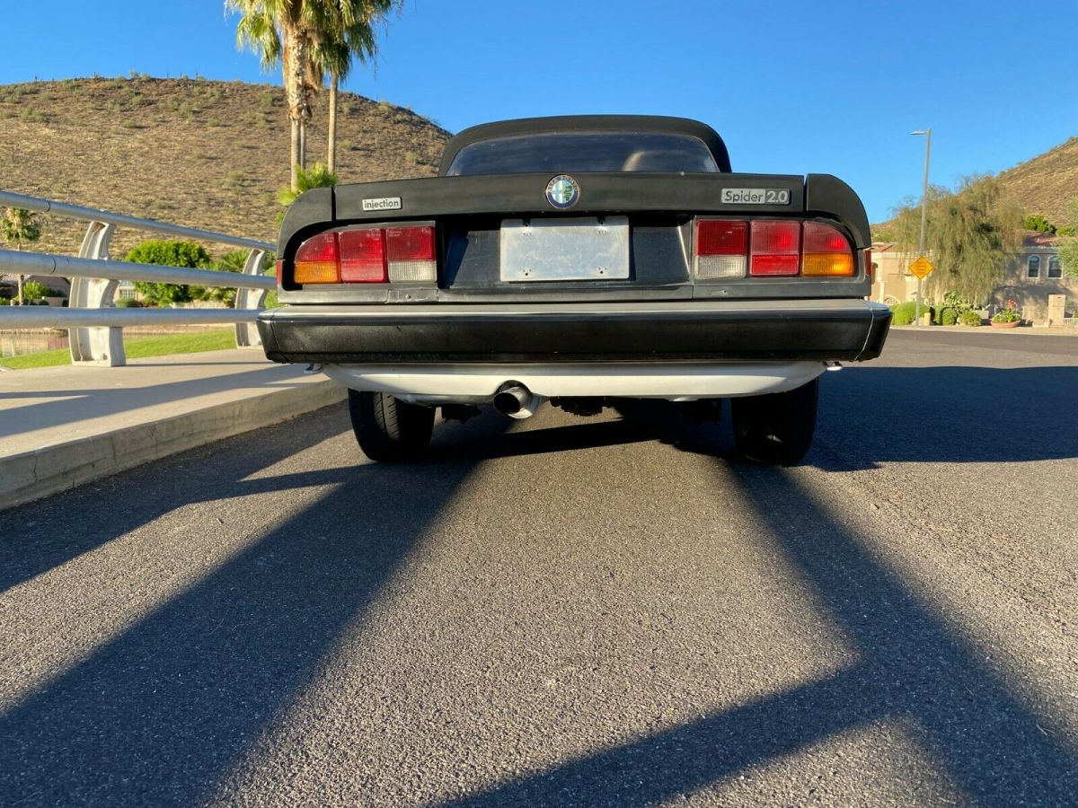 1984 alfa romeo spider veloce 2.0 az car no rust!