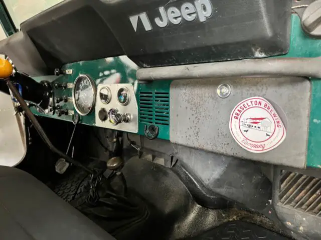 1979 jeep cj-7 suv green 4wd manual