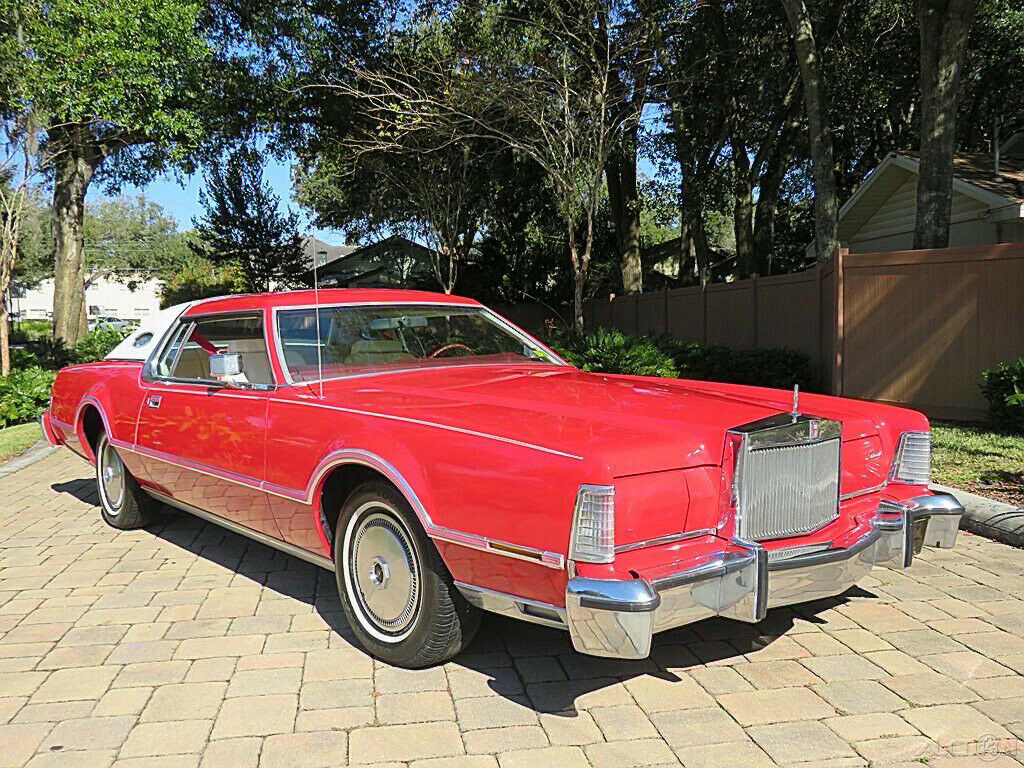 amazing barn find 1976 lincoln continental lipstick edition 1 owner no reserve