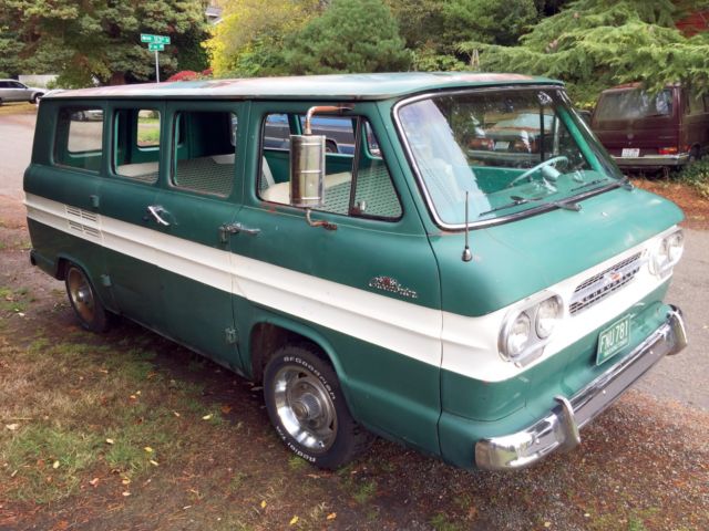 1961 chevrolet corvair greenbrier sportswagon deluxe