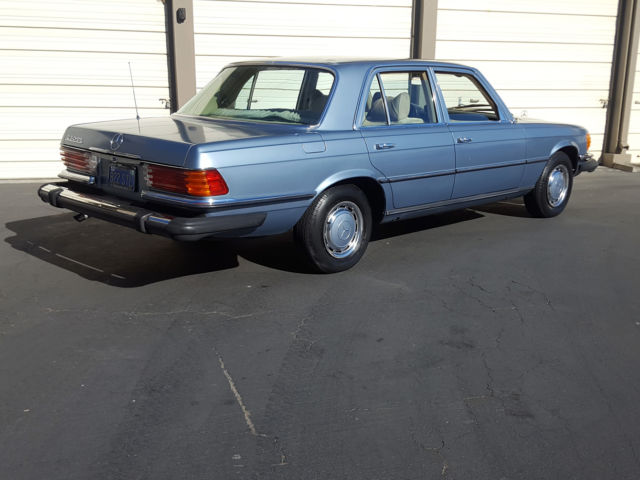 rare 1977 mercedes benz 280se w124! 1-owner blue plate california classic!