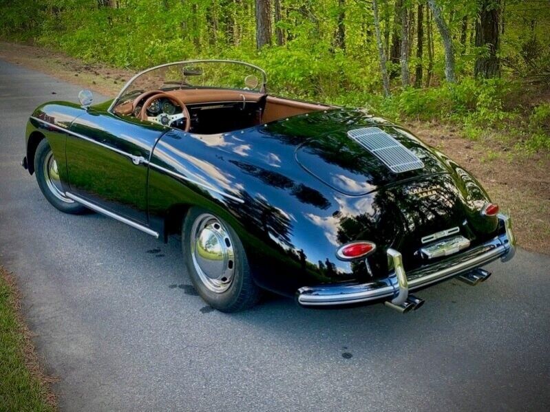 1956 porsche 356 a speedster coupe black rwd manual