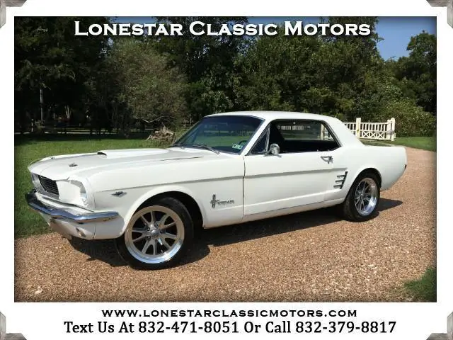 1966 ford mustang - ice cold a/c, disc brakes, new pony interior, custom rims!!