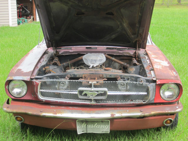 1965 ford mustang coupe,survivor, v-8, barn find