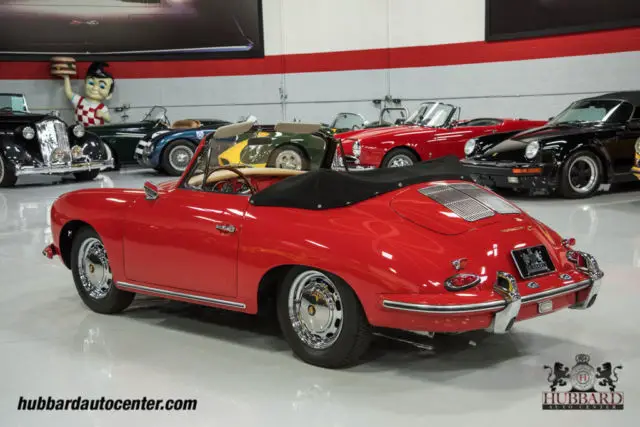 1965 porsche 356c cabriolet, matching numbers, complete high quality restoration