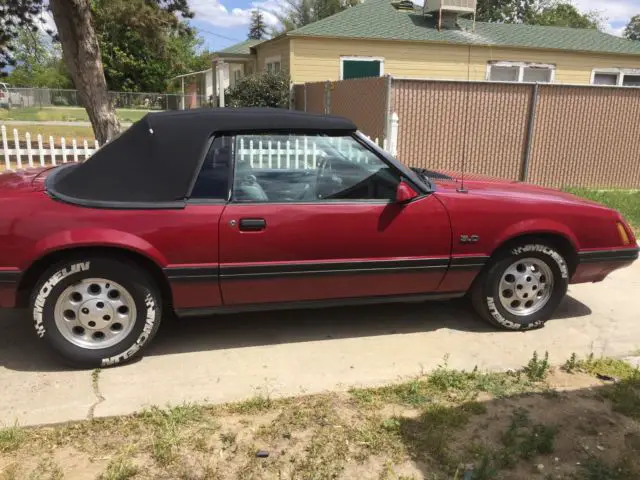 1984 ford mustang gt 5.0 convertible all original low miles