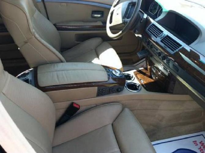 2004 bmw 745 i clean car fax black , tinted in house financing in van nuys, ca