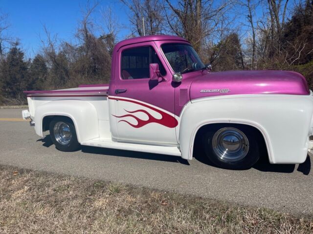 1953 ford f100 pickup white rwd manual