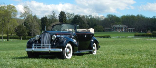 1939 packard model 1701 one twenty convertible sedan