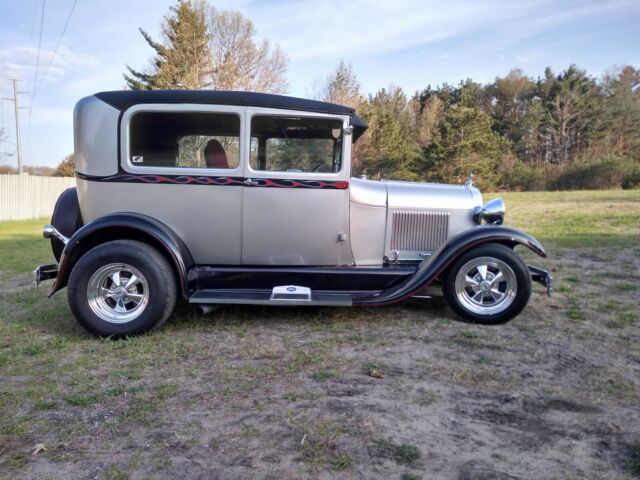 1929 model a classic hot rod chevy 350 engine, 350 rear end