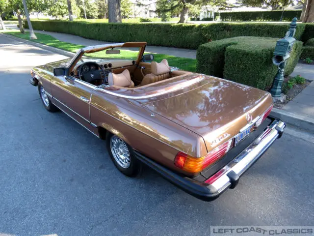 1978 mercedes-benz 450sl r107 convertible roadster ----- california car