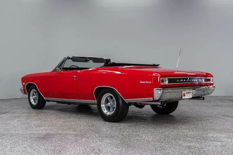 1966 chevrolet malibu ss tribute 2 miles chevy red convertible 468ci 700 r-4 aut