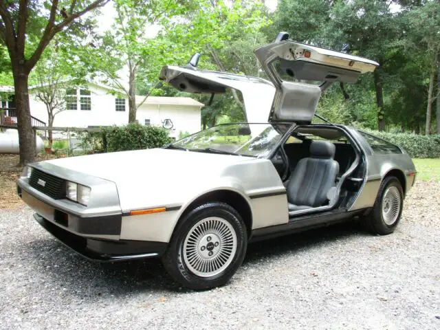1981 delorean dmc 12 back to the future time machine barn garage find no reserve